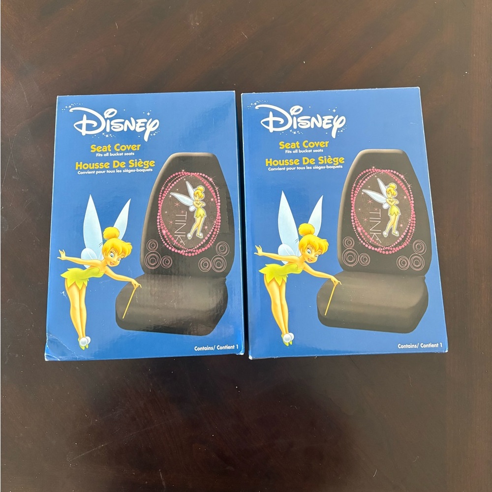 Disney Tinker Bell “TINK” Car Seat Covers – Y2K – New in Box - Picture 2 of 5